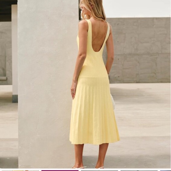 Commence Square-Neck Ribbed Knit Dress - Picture 2 of 5